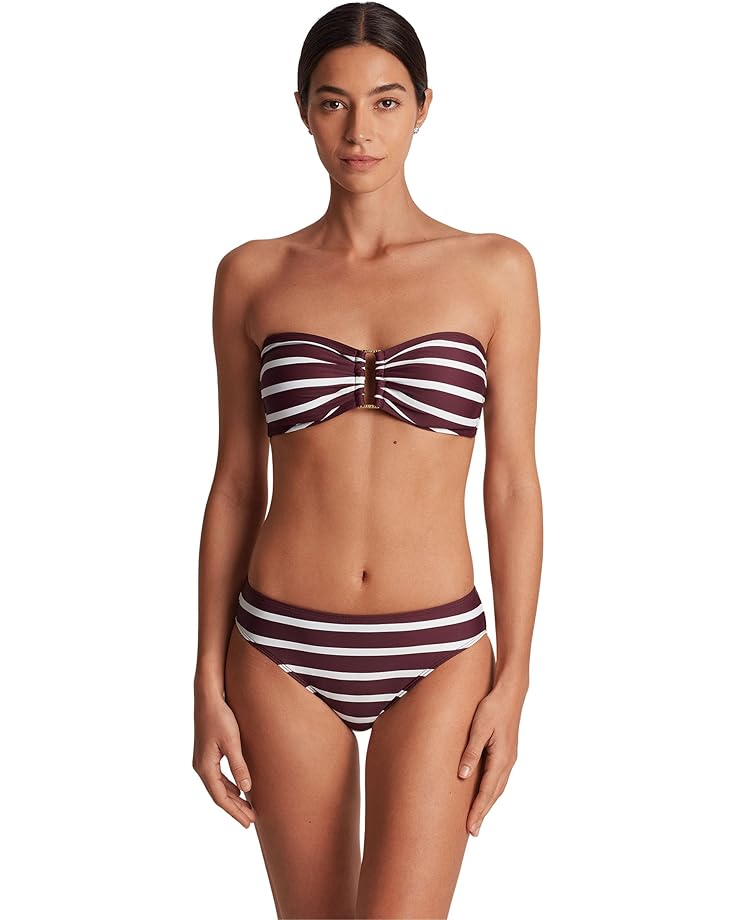 Lauren Ralph Lauren Largo Stripe Ring Bandeau Top Women's