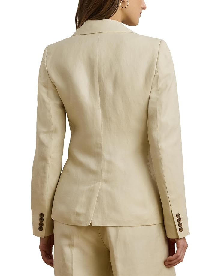 Lauren Ralph Lauren Linen-Blend Twill Blazer Women's