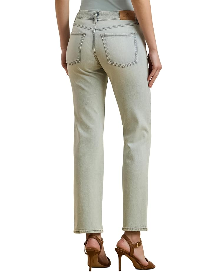 Lauren Ralph Lauren Mid-Rise Straight Ankle Jeans Women's
