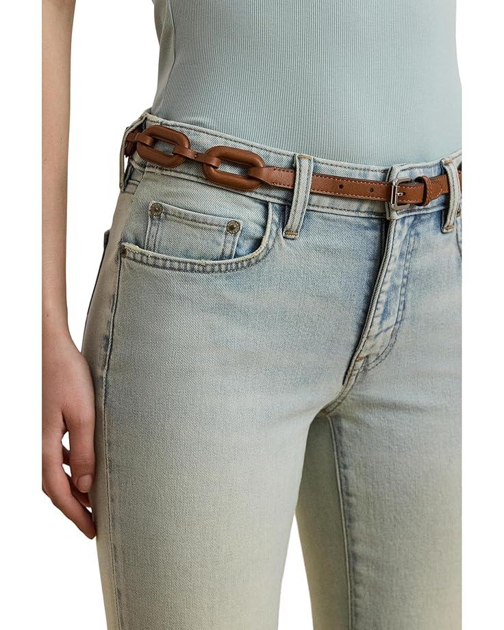 Lauren Ralph Lauren Mid-Rise Straight Ankle Jeans Women's