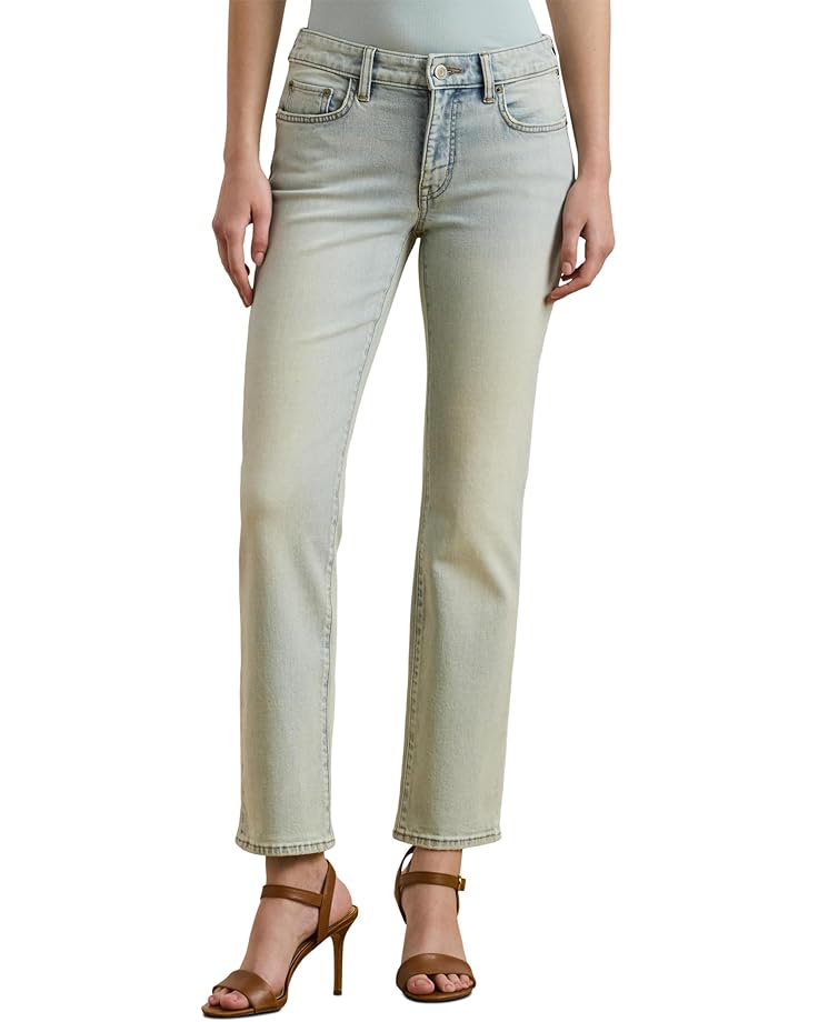 Lauren Ralph Lauren Mid-Rise Straight Ankle Jeans Women's