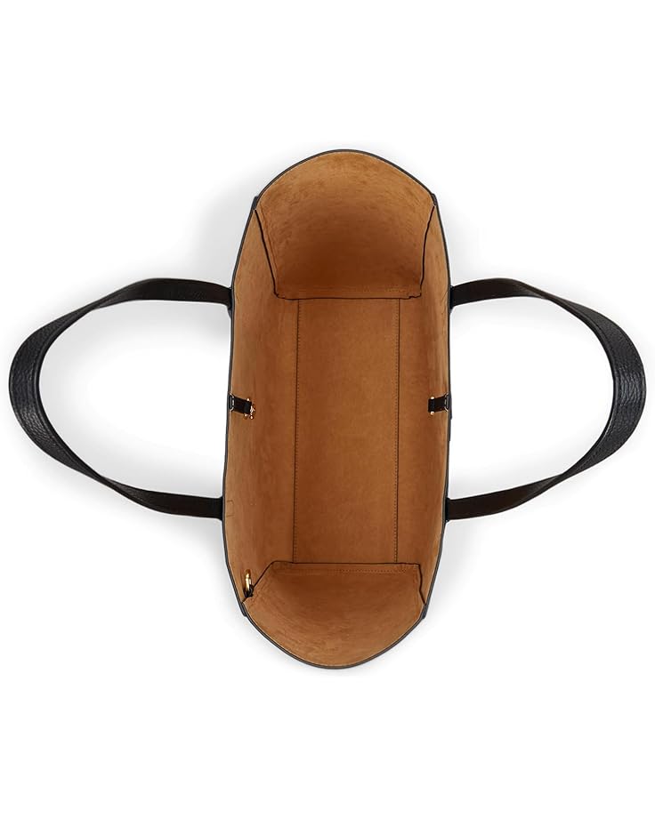 6pm Lauren Ralph Lauren Pebbled Leather Large Cameryn Tote Bag