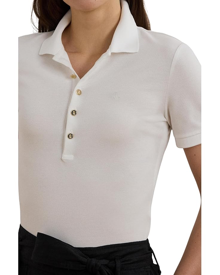 Lauren Ralph Lauren Petite Piqué Polo Shirt Women's