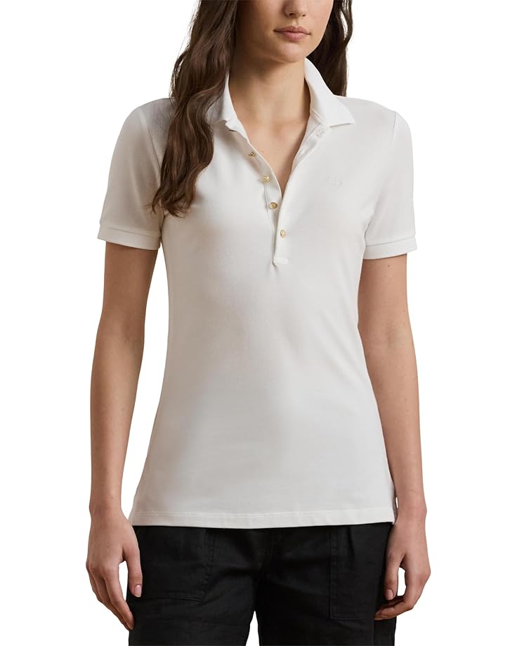 Lauren Ralph Lauren Petite Piqué Polo Shirt Women's