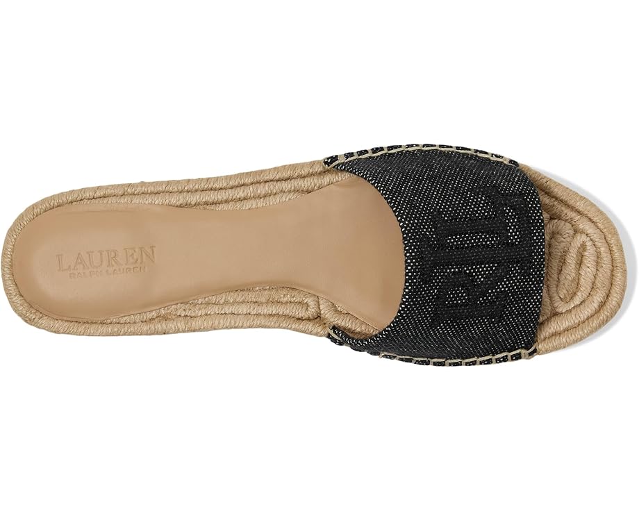 6pm Lauren Ralph Lauren Polly Cross-dyed Canvas Espadrille Women's