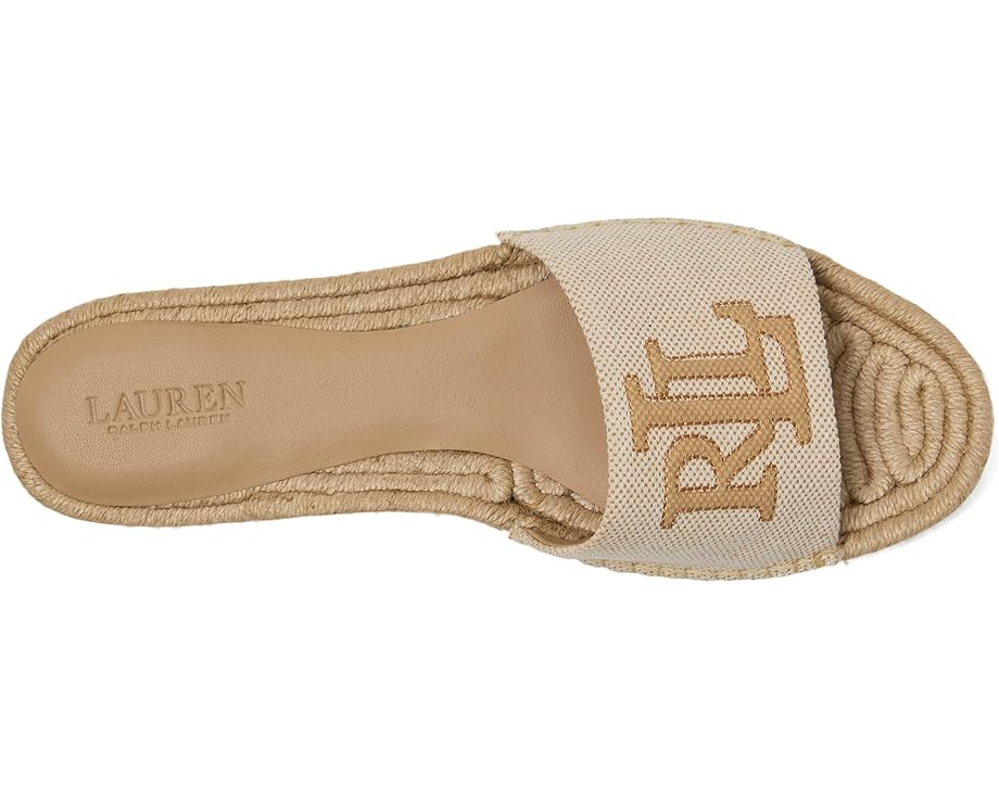 6pm Lauren Ralph Lauren Polly Cross-dyed Canvas Espadrille Women's