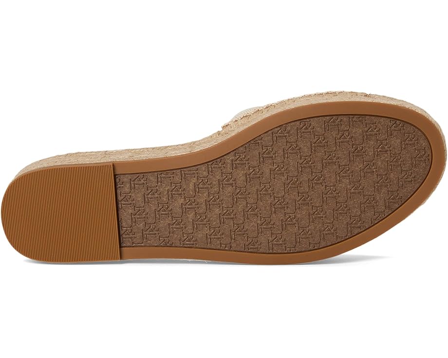6pm Lauren Ralph Lauren Polly Cross-dyed Canvas Espadrille Women's