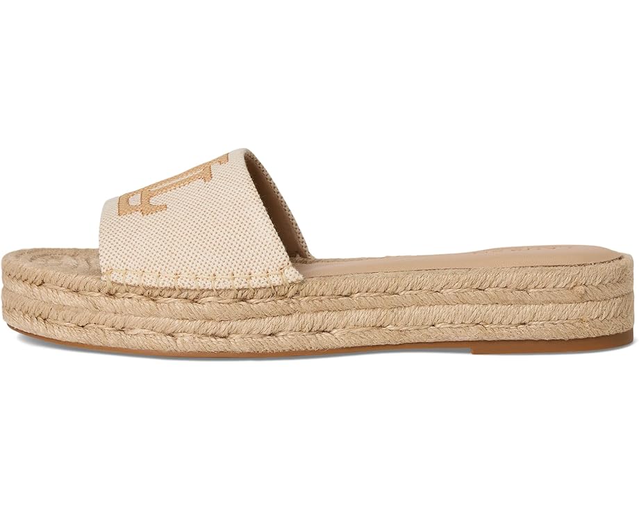 6pm Lauren Ralph Lauren Polly Cross-dyed Canvas Espadrille Women's