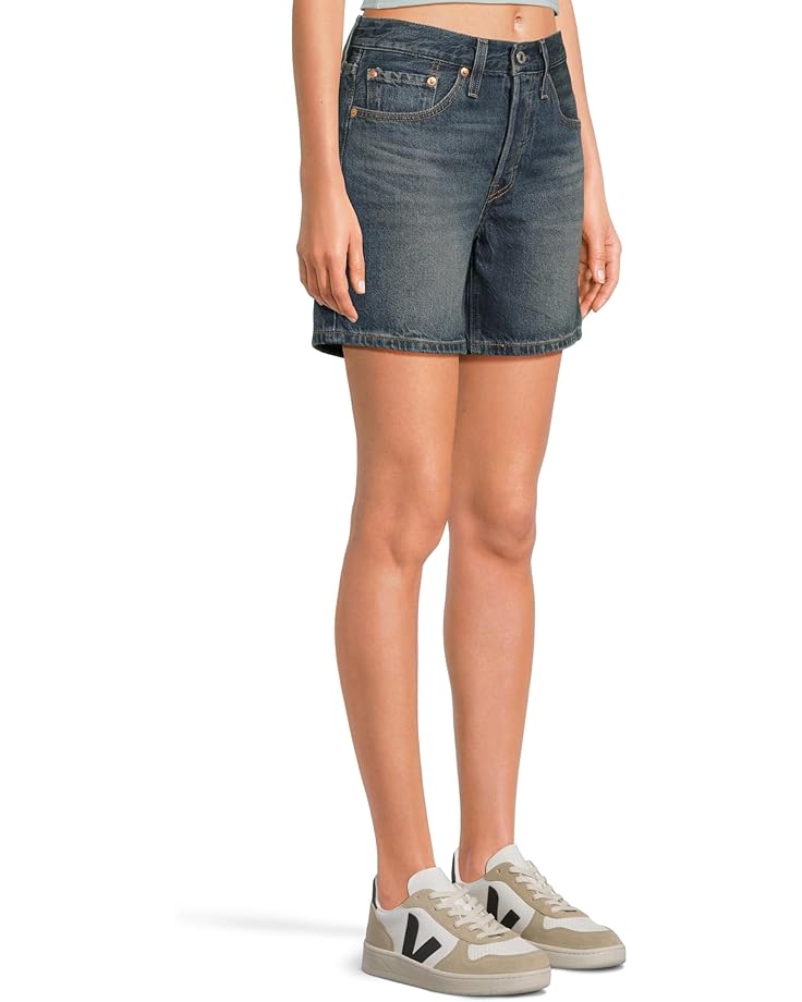 6pm Levi's® Premium 501 Mid Thigh Shorts Lighteight Women's