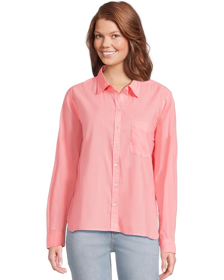 6pm Lilla P Relaxed Long Sleeve Button Down Women's