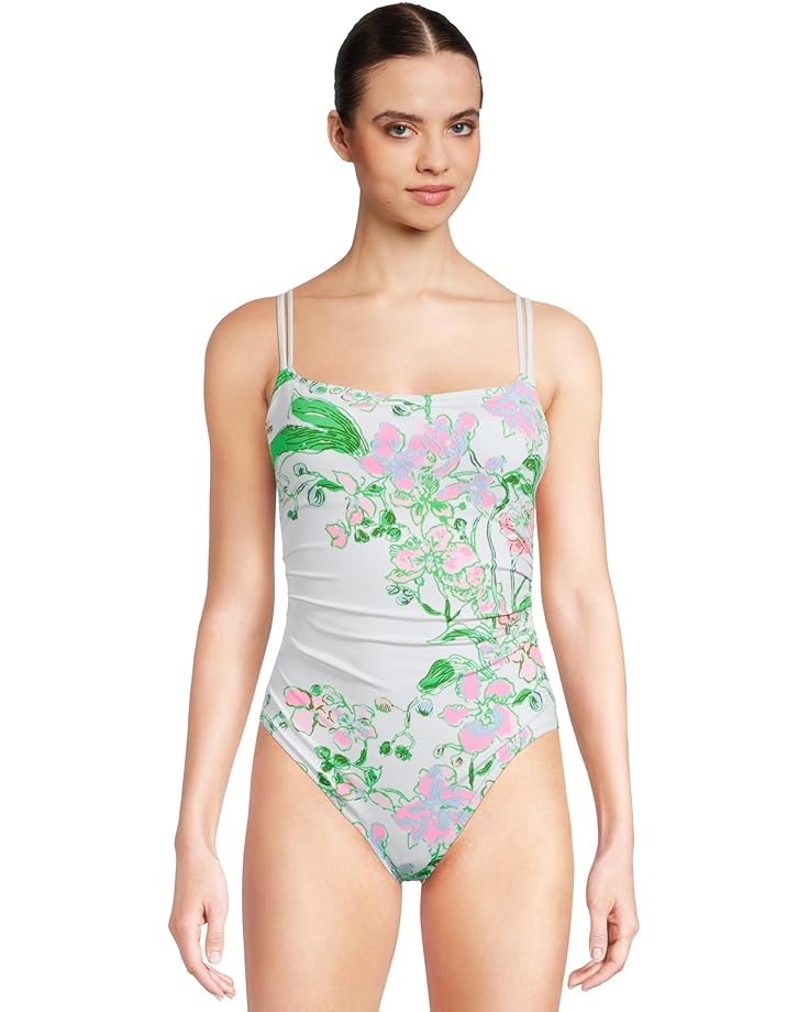 Lilly Pulitzer Napili One Piece Women's Multi Orchids On The Avenue Engineered One Piece