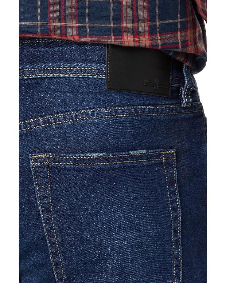 Liverpool Los Angeles Kingston Modern Straight Crosshatch Indigo Denim Men's