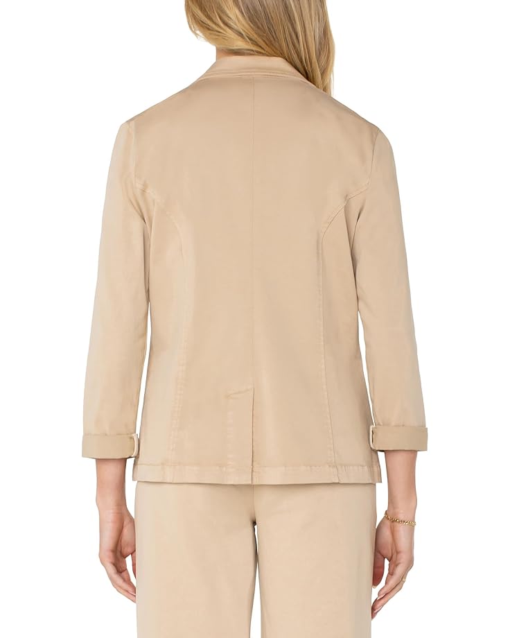 Liverpool Los Angeles Petite Fitted Blazer Women's Cappuccino
