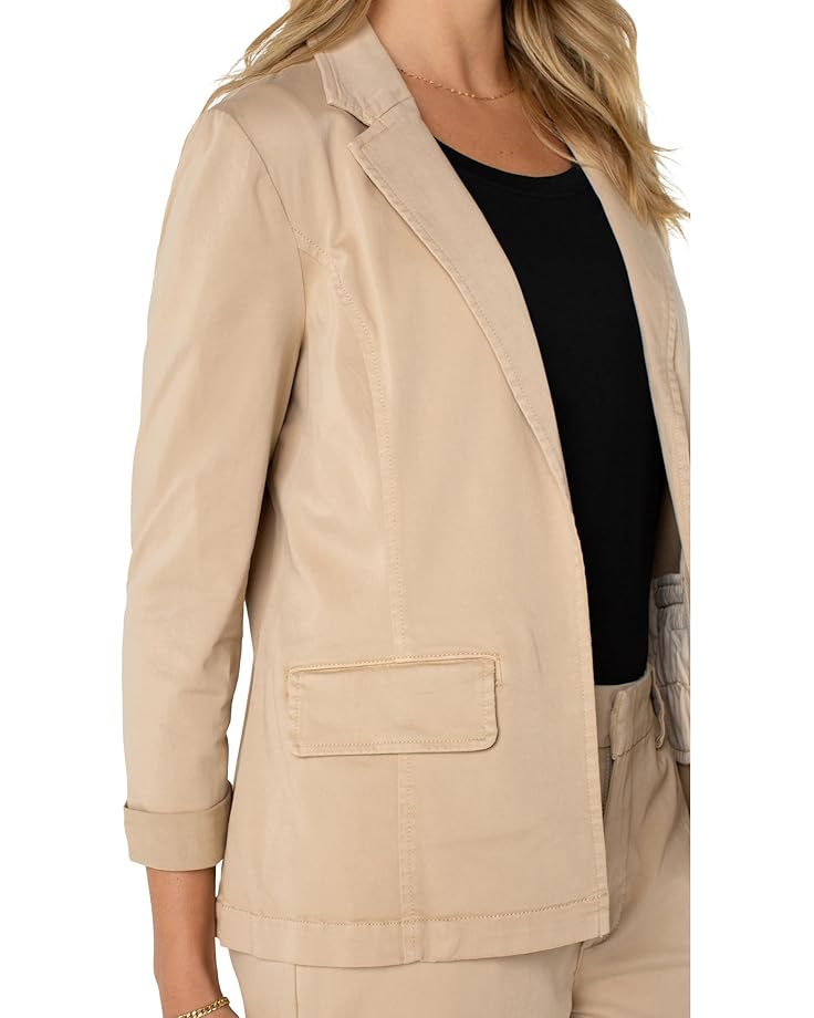 Liverpool Los Angeles Petite Fitted Blazer Women's Cappuccino