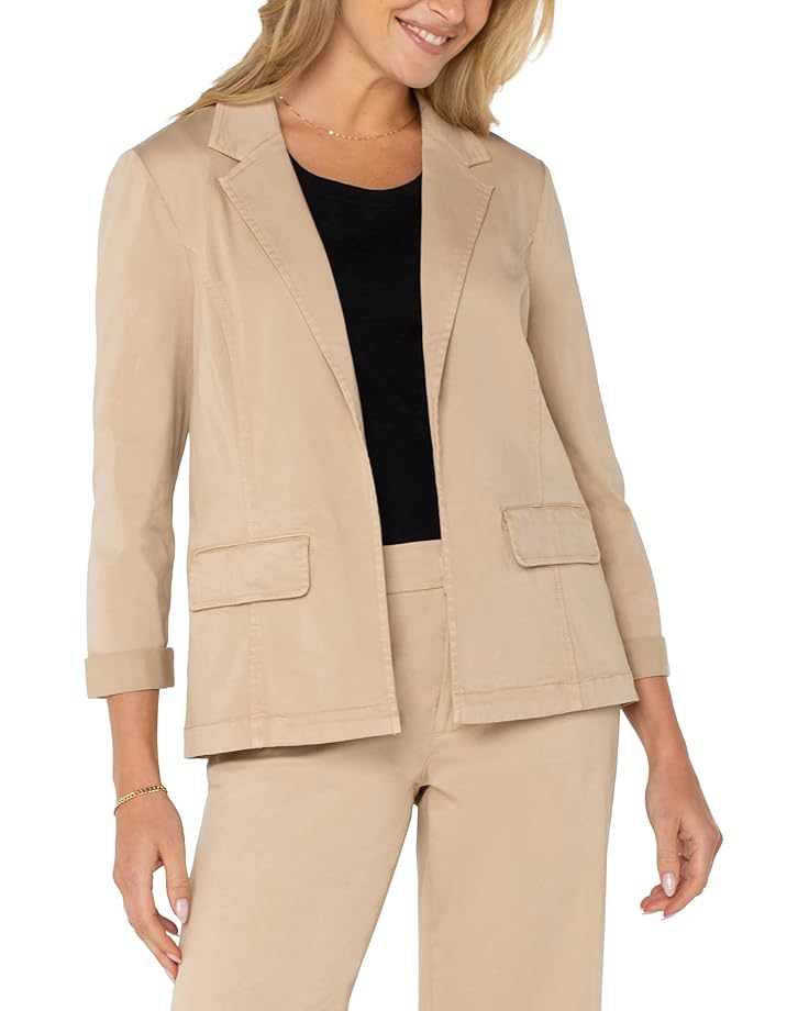 Liverpool Los Angeles Petite Fitted Blazer Women's Cappuccino