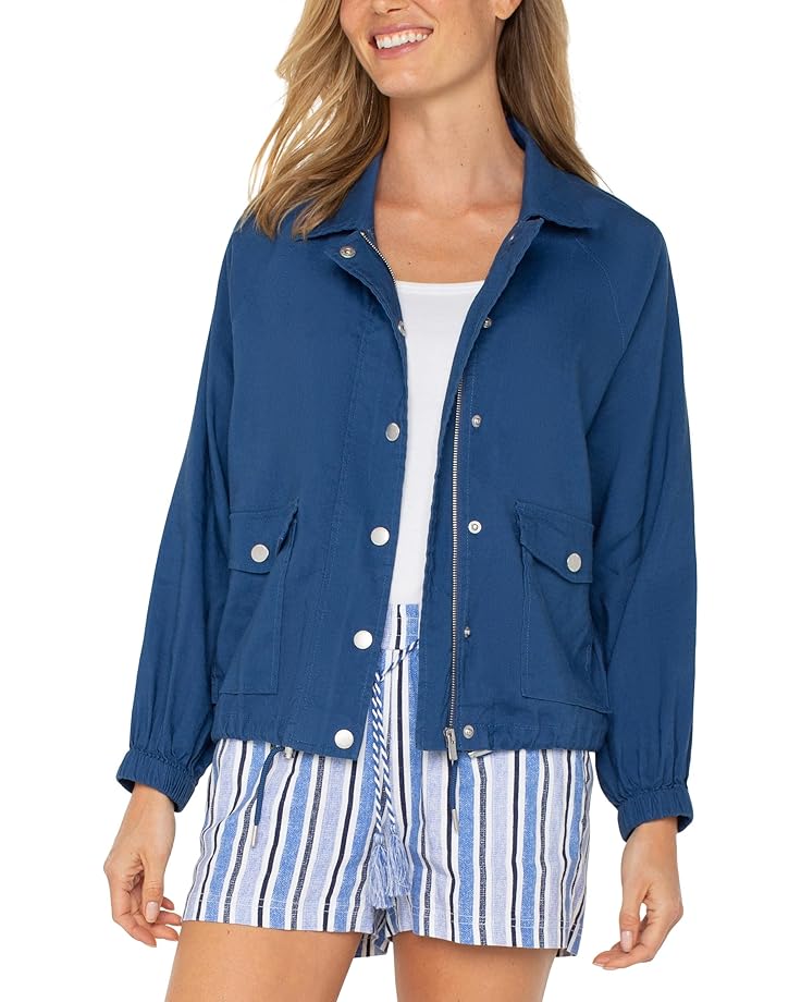 Liverpool Los Angeles Raglan Sleeve Jacket With Cinch Hem Women's