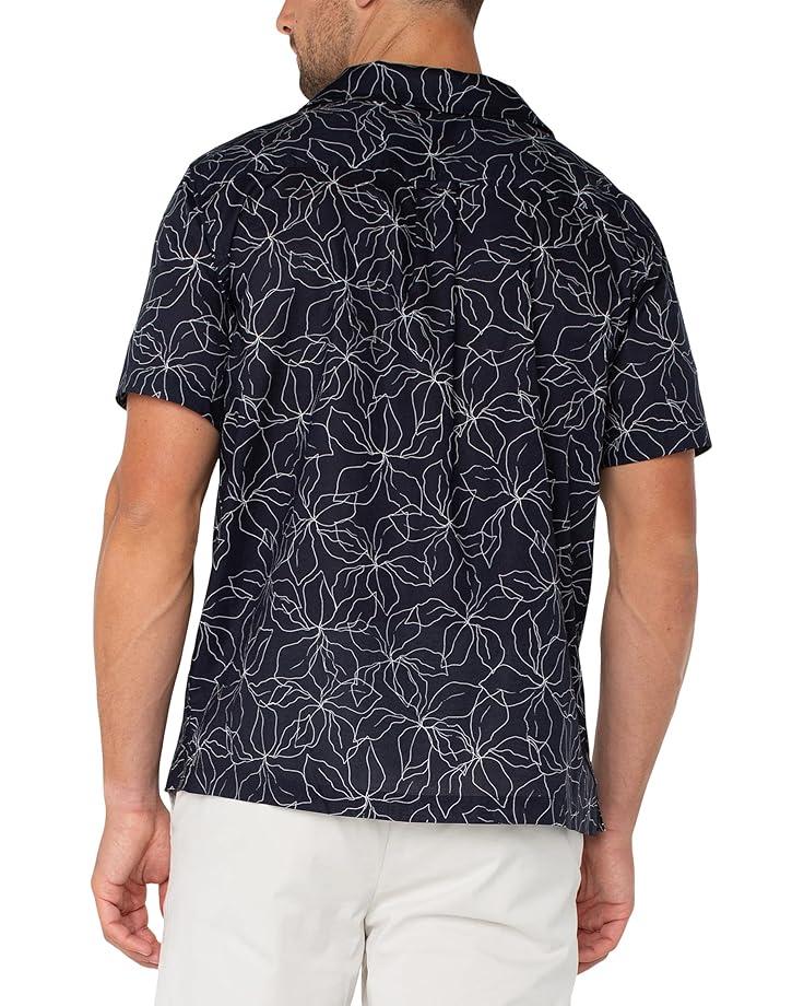 Liverpool Los Angeles Short Sleeve Button Up Camp Shirt Men's