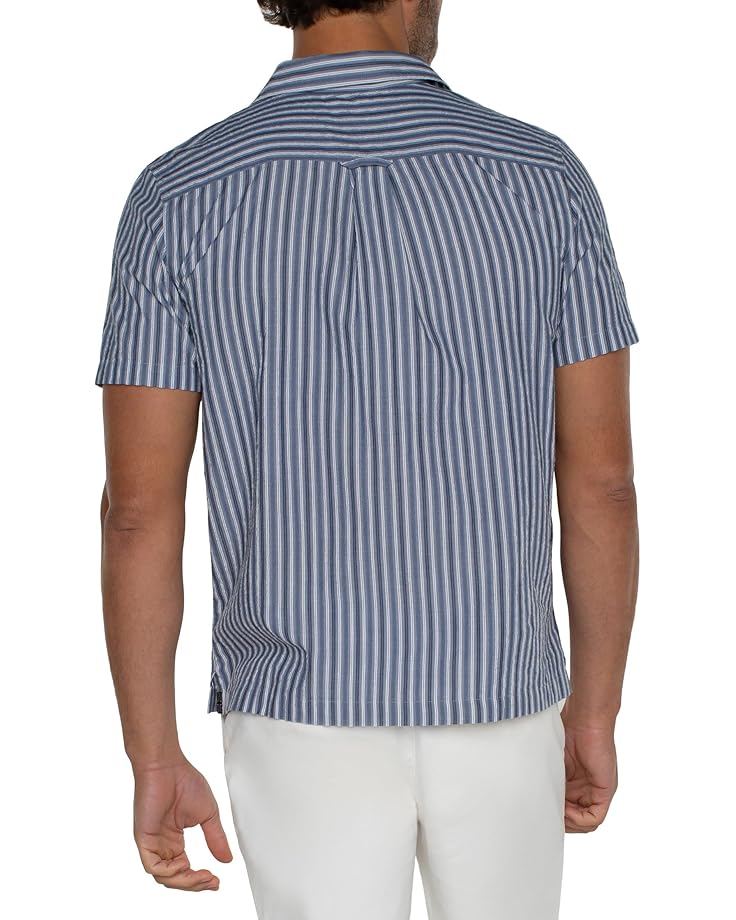 6pm Liverpool Los Angeles Short Sleeve Button Up Camp Shirt Men's