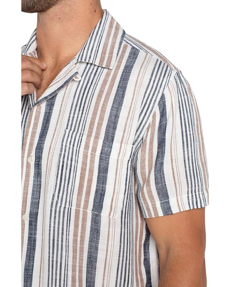 6pm Liverpool Los Angeles Short Sleeve Button Up Camp Shirt Men's