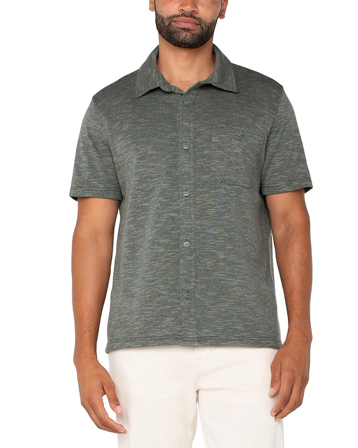 6pm Liverpool Los Angeles Short Sleeve Button Up Shirt Men's