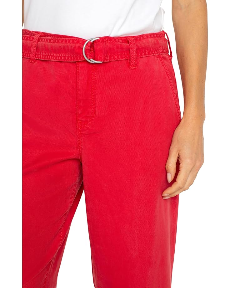 Liverpool Los Angeles Stride High-rise Crop Wide Leg With Self Belt Women's
