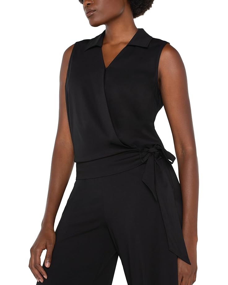 Liverpool Los Angeles Surplice Top With Self Tie Women's