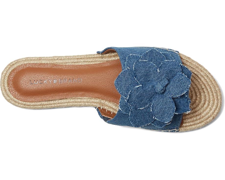 Lucky Brand Biricha Floral Flat Sandals Women's