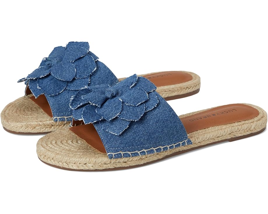 Lucky Brand Biricha Floral Flat Sandals Women's
