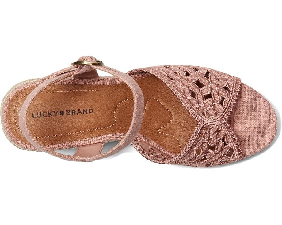 Lucky Brand Coyna Floral Espadrille Wedge Sandals Women's