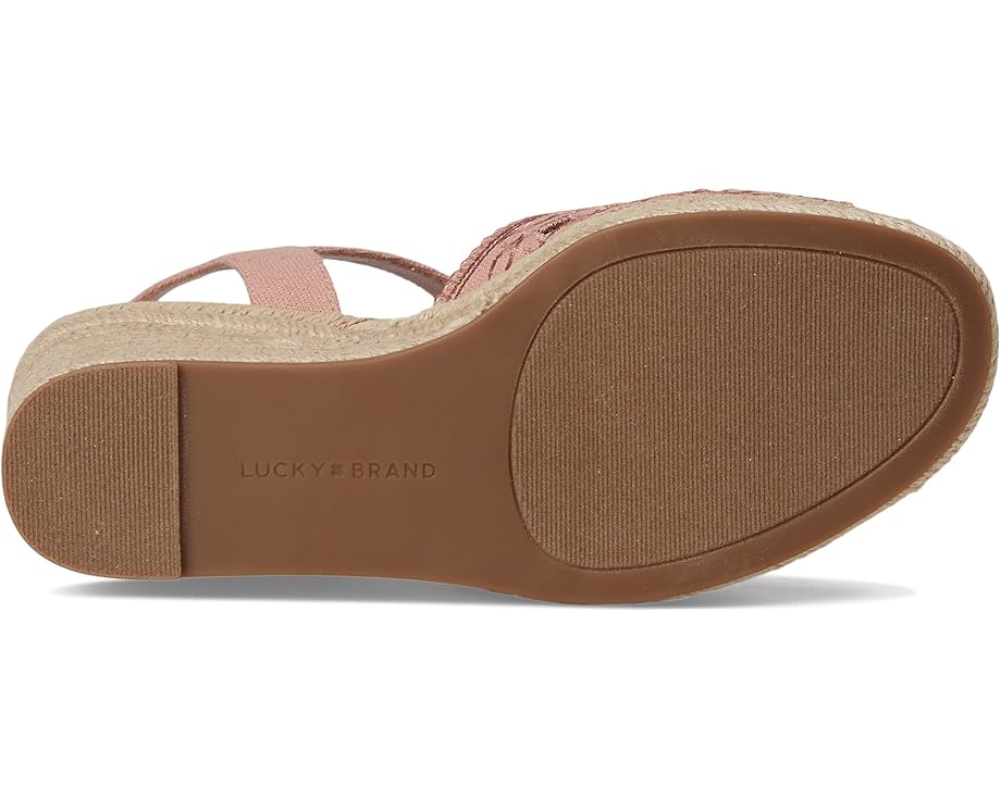 Lucky Brand Coyna Floral Espadrille Wedge Sandals Women's