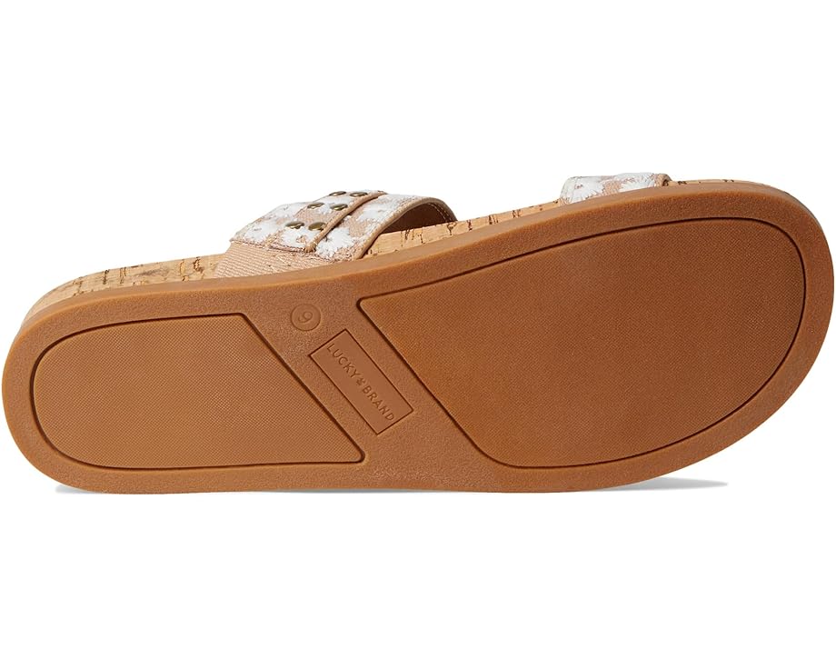 6pm Lucky Brand Dineesa Studded Two Band Flat Sandals Women's