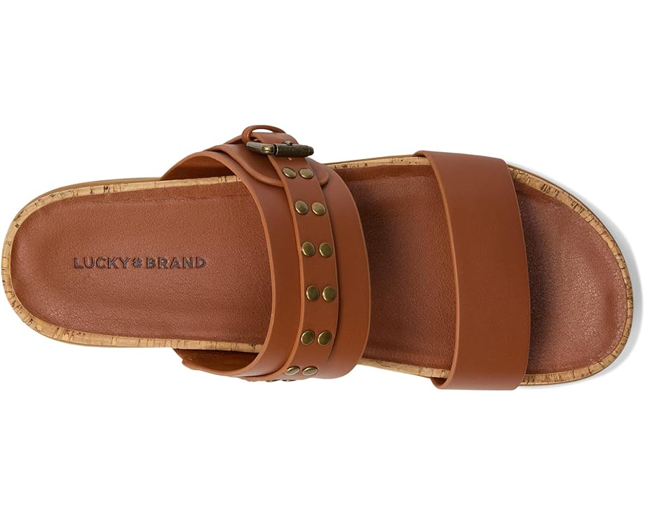 Lucky Brand Dineesa Studded Two Band Flat Sandals Women's
