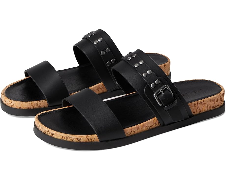 6pm Lucky Brand Dineesa Studded Two Band Flat Sandals Women's