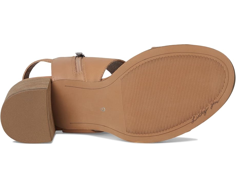 6pm Lucky Brand Dinzin Double Band Heeled Sandals Women's