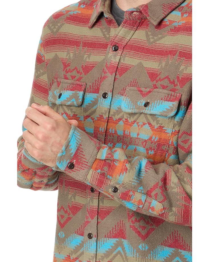 Lucky Brand Jacquard Humboldt Utility Shirt Men's