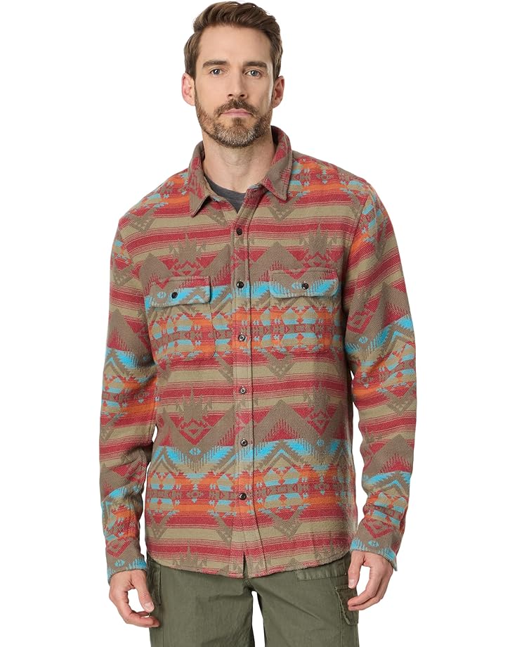 Lucky Brand Jacquard Humboldt Utility Shirt Men's