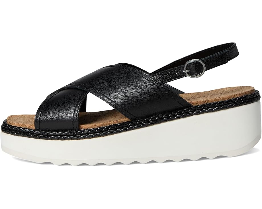 6pm Lucky Brand Pebina Cross Band Wedge Sandals Women's