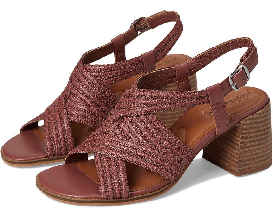 Lucky Brand Sasina Cut Out Heeled Sandals Women's
