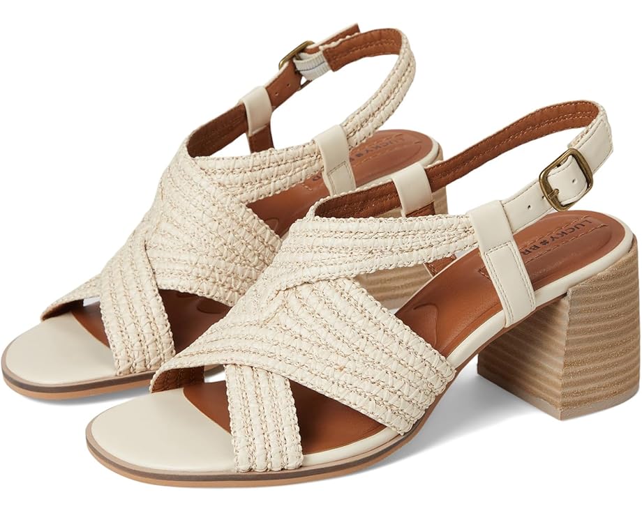 Lucky Brand Sasina Cut Out Heeled Sandals Women's