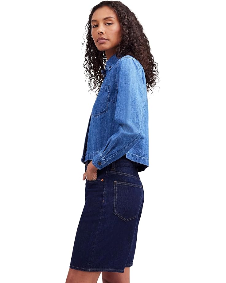 6pm Madewell Bermuda Shorts In Bronxville Wash Women's