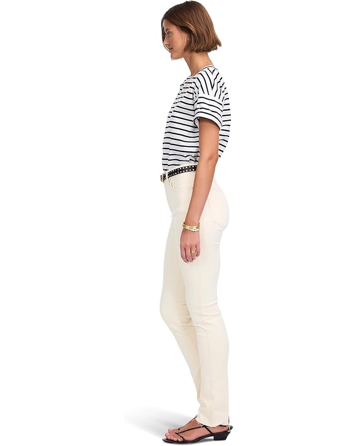 Madewell Ecru Mid-Rise Stovepipe In Vintage Canvas Women's