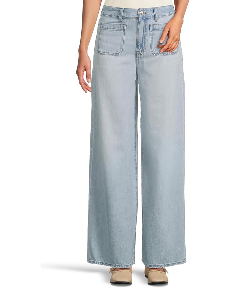 Madewell Patch Pocket Superwide-Leg in Ahern Wash Women's