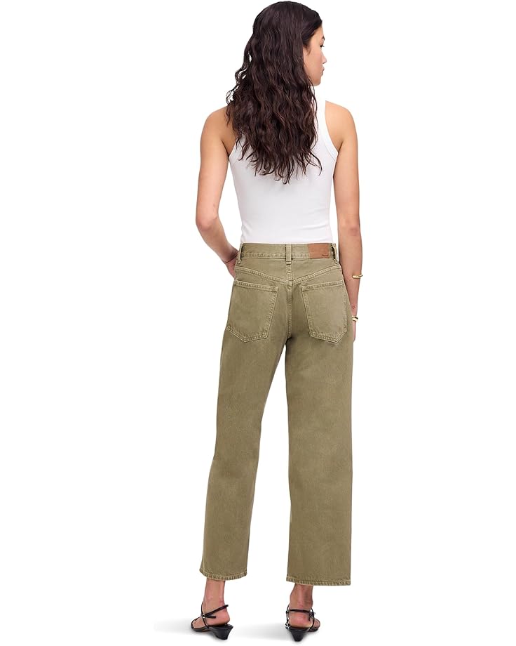 Madewell Perefect Vintage Wide Crop In Faded Fatigue Women's