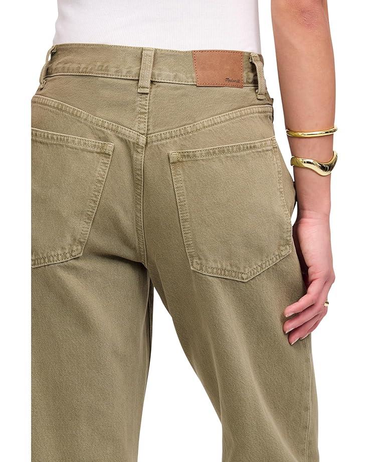 Madewell Perefect Vintage Wide Crop In Faded Fatigue Women's
