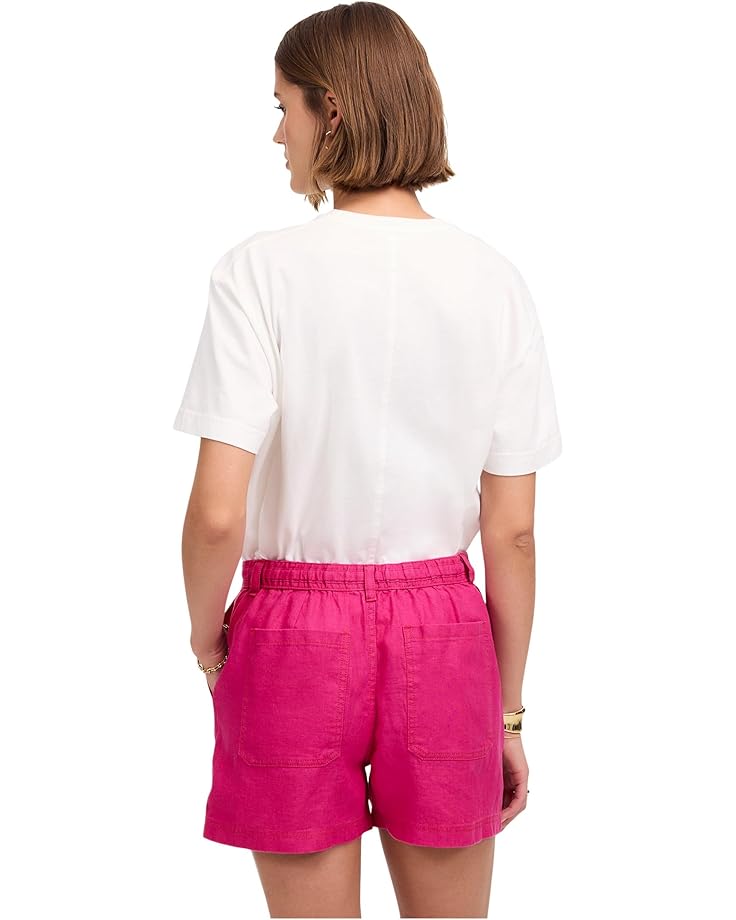 6pm Madewell Pull-On Drawstring Shorts In 100% Linen Women's