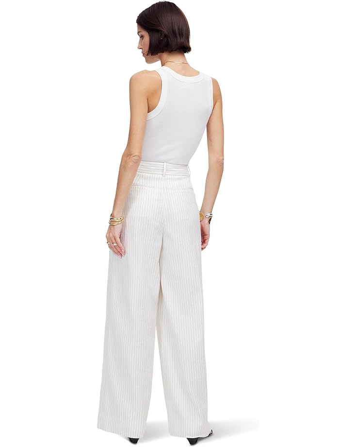 Madewell Superwide Harlow Pinstripe - Cotton Polyester Women's