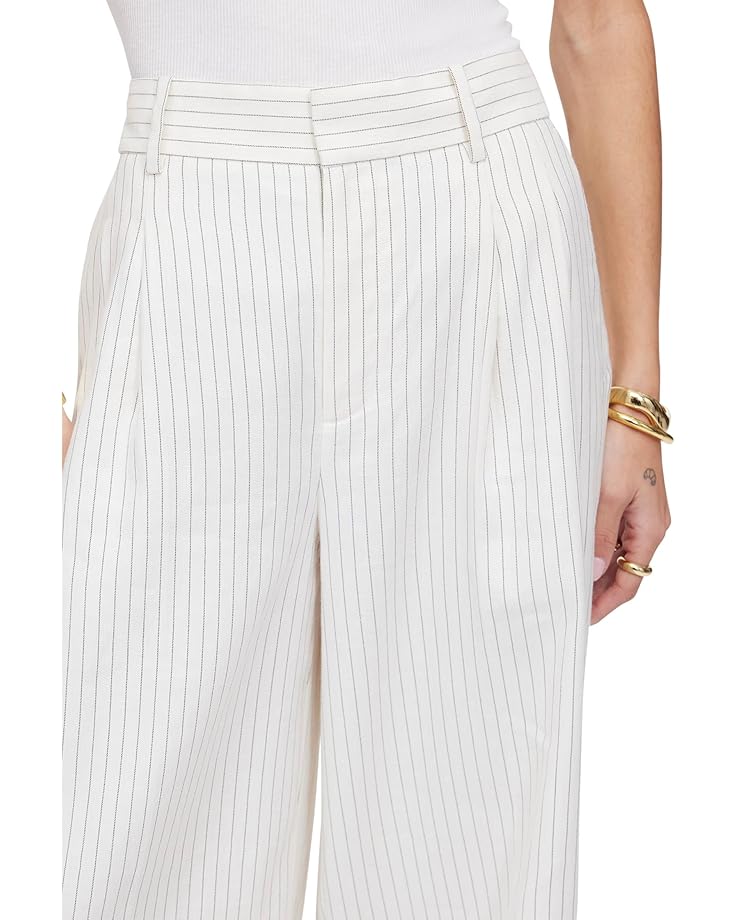 Madewell Superwide Harlow Pinstripe - Cotton Polyester Women's