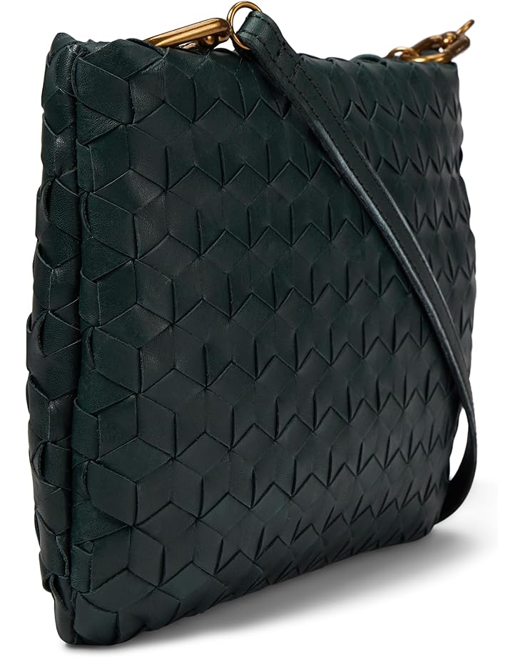 6pm Madewell The Puff Crossbody Bag: Woven Leather Edition