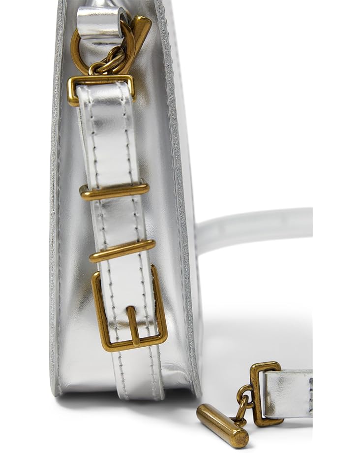 6pm Madewell The Toggle Phone Bag In Specchio Leather
