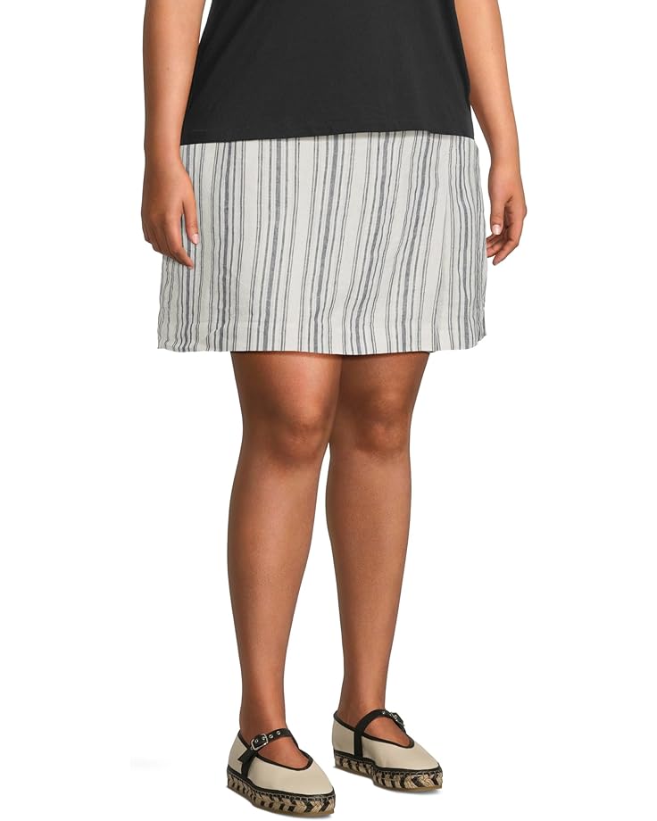 6pm Madewell Tullulah Linen Mini Skirt - Stripe Women's